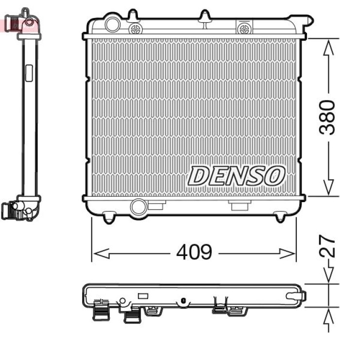 Denso Motorkühler DRM21024 Denso Motorkühler DRM21024