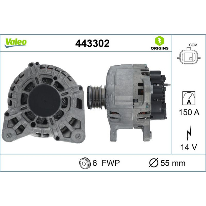 Valeo Lichtmaschine 443302