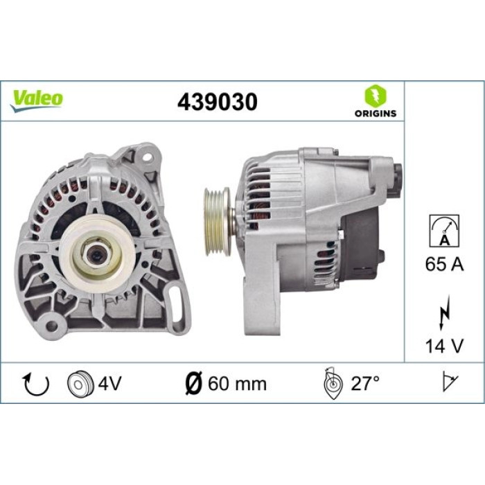 439030 Valeo Lichtmaschine 439030