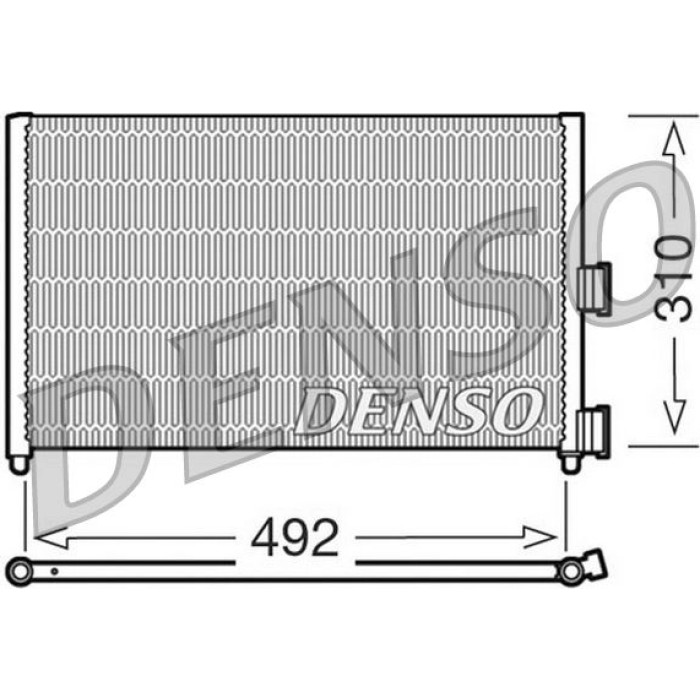 Denso Klimakondensator DCN09071 Denso Klimakondensator DCN09071