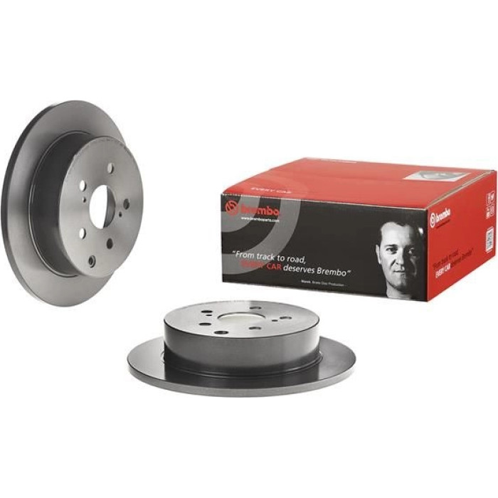 Brembo Bremsscheibe Hinterachse 08.D712.11 Brembo Bremsscheibe Hinterachse 08.D712.11