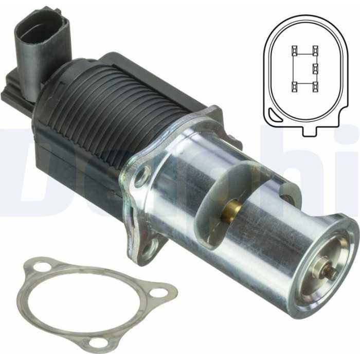 Delphi AGR-Ventil EG10405-12B1 Delphi AGR-Ventil EG10405-12B1