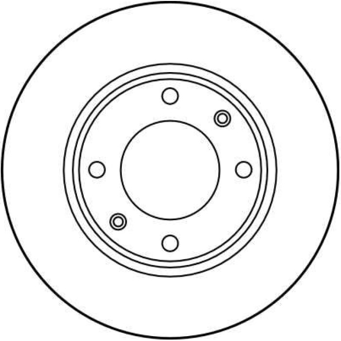 TRW Bremsscheibe Citroen P. C15 DF1217 TRW Bremsscheibe Citroen P. C15 DF1217