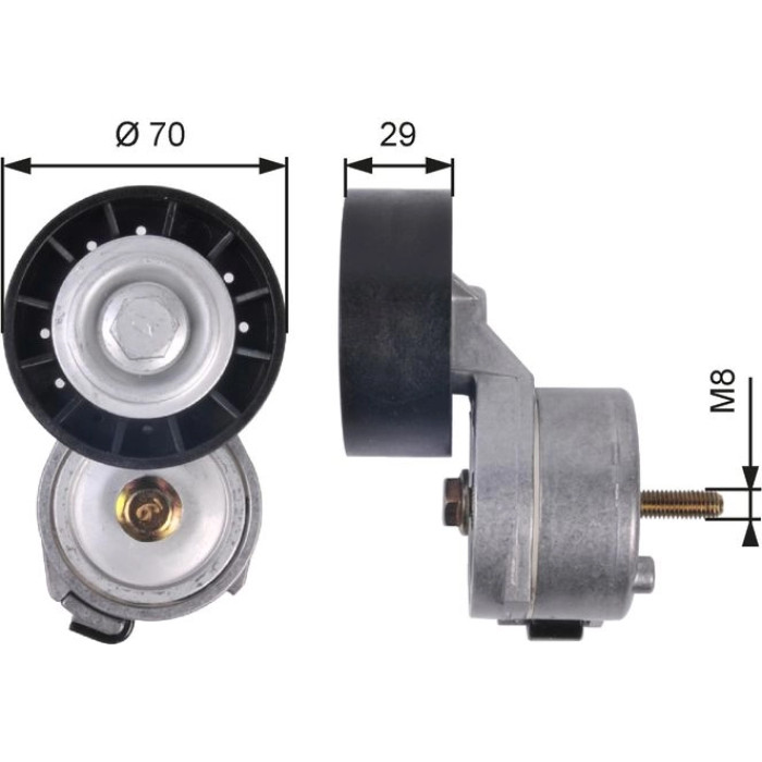 Gates Spannrolle T39139 Gates Spannrolle T39139