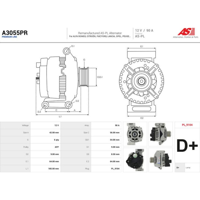 AS-PL Generator A3055PR