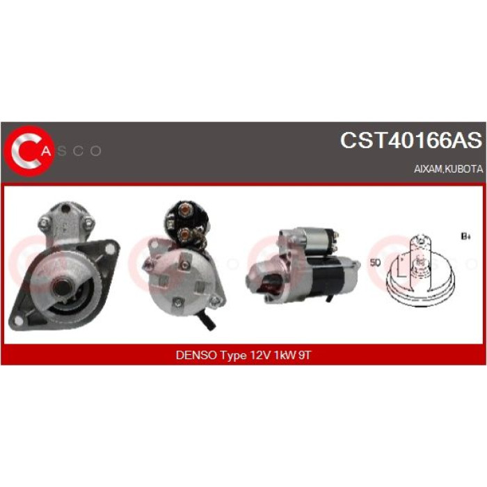 CASCO Anlasser CST40166AS CASCO Anlasser CST40166AS