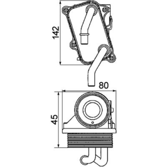 MAHLE Ölkühler, Motoröl CLC 24 000P MAHLE Ölkühler, Motoröl CLC 24 000P