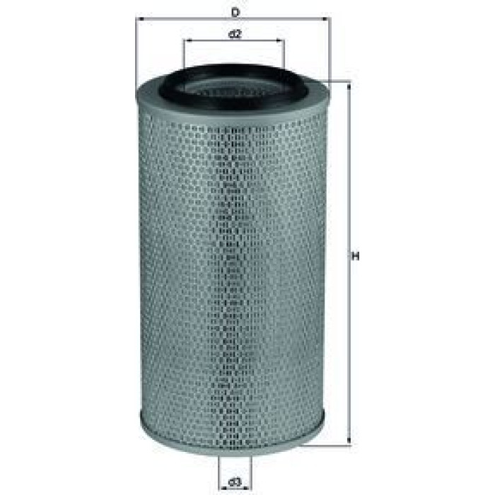 LX 265 MAHLE Luftfilter LX 265, Filtereinsatz, Höhe 378 mm – u. a. für VW Volksbus, Mercedes-Benz Sk, Ng – OE Nummer 140503286 - l LX 265 MAHLE Luftfilter LX 265, Filtereinsatz, Höhe 378 mm – u. a. für VW Volksbus, Mercedes-Benz Sk, Ng – OE Nummer 140503286 - l
