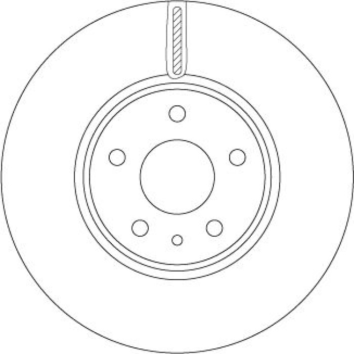 TRW Bremsscheibe Vorderachse DF6811 TRW Bremsscheibe Vorderachse DF6811