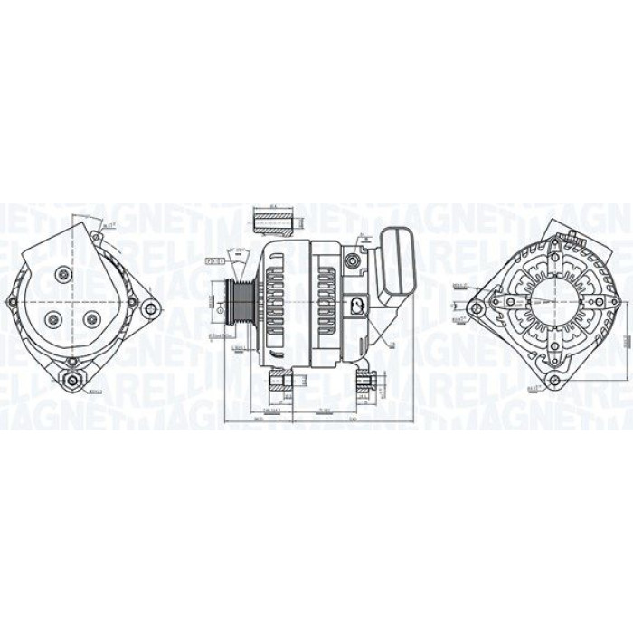 Magneti Marelli Lichtmaschine 063377578010 Magneti Marelli Lichtmaschine 063377578010