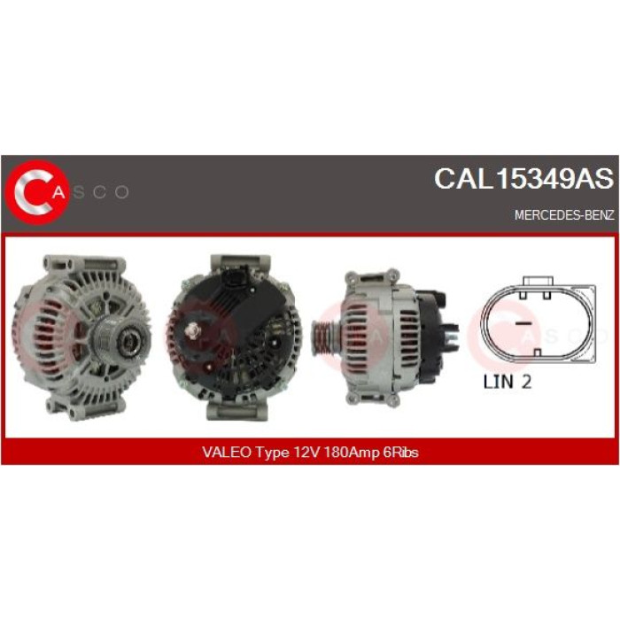 CASCO Generator CAL15349AS CASCO Generator CAL15349AS