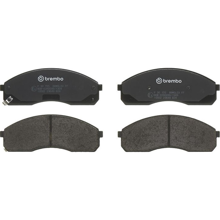 BREMBO Bremsbelagsatz, Scheibenbremse P 30 155 BREMBO Bremsbelagsatz, Scheibenbremse P 30 155