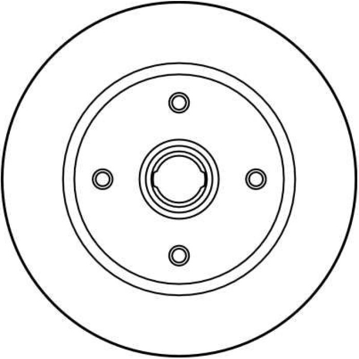 TRW Bremsscheibe DF1691 TRW Bremsscheibe DF1691