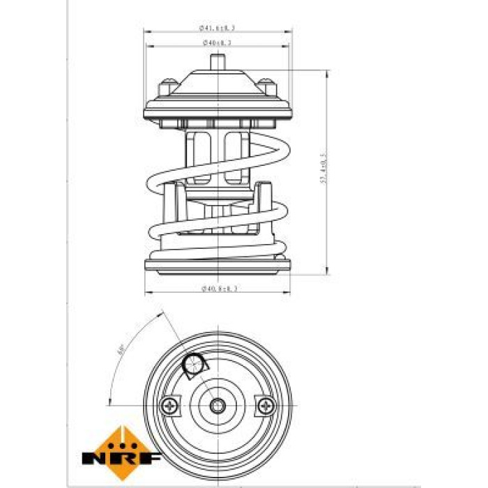 NRF Kühlmittelthermostat 725219
