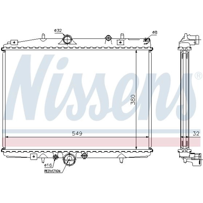 Nissens Wasserkühler PKW 61292A Nissens Wasserkühler PKW 61292A