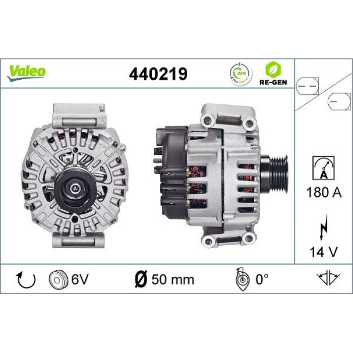 Valeo Lichtmaschine 440219 Valeo Lichtmaschine 440219