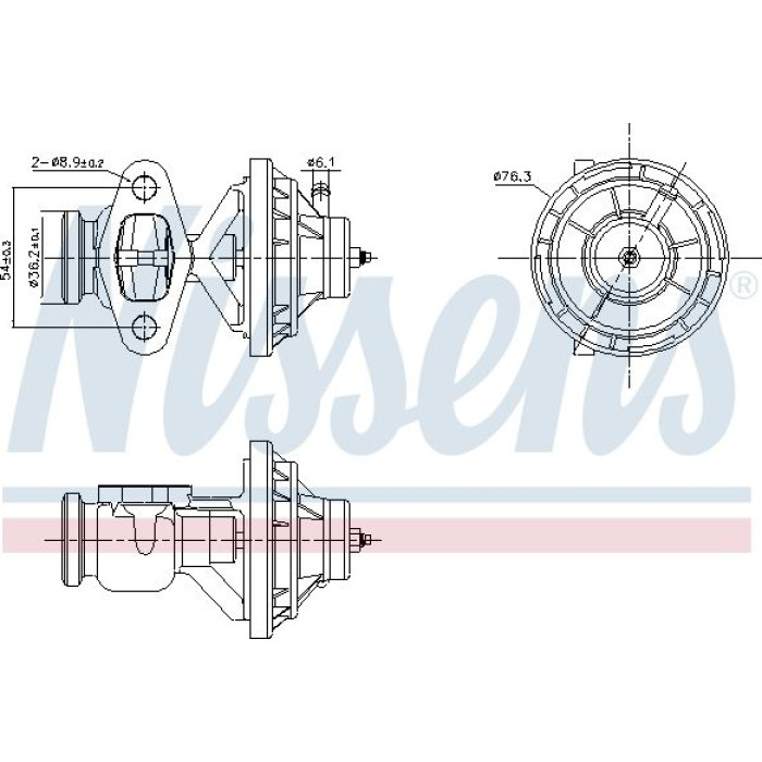 Nissens AGR-Ventil 98342 Nissens AGR-Ventil 98342
