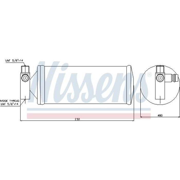 Nissens Klimaanlagentrockner LKW 95257 Nissens Klimaanlagentrockner LKW 95257