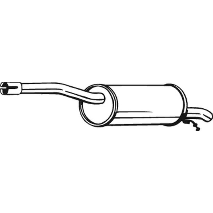 Bosal Schalldämpfer 200-085 Bosal Schalldämpfer 200-085