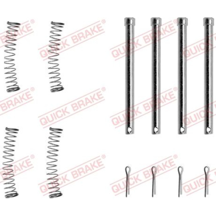 Quick Brake Zusatzsatz für Scheibenbremsbeläge 109-1177 Quick Brake Zusatzsatz für Scheibenbremsbeläge 109-1177