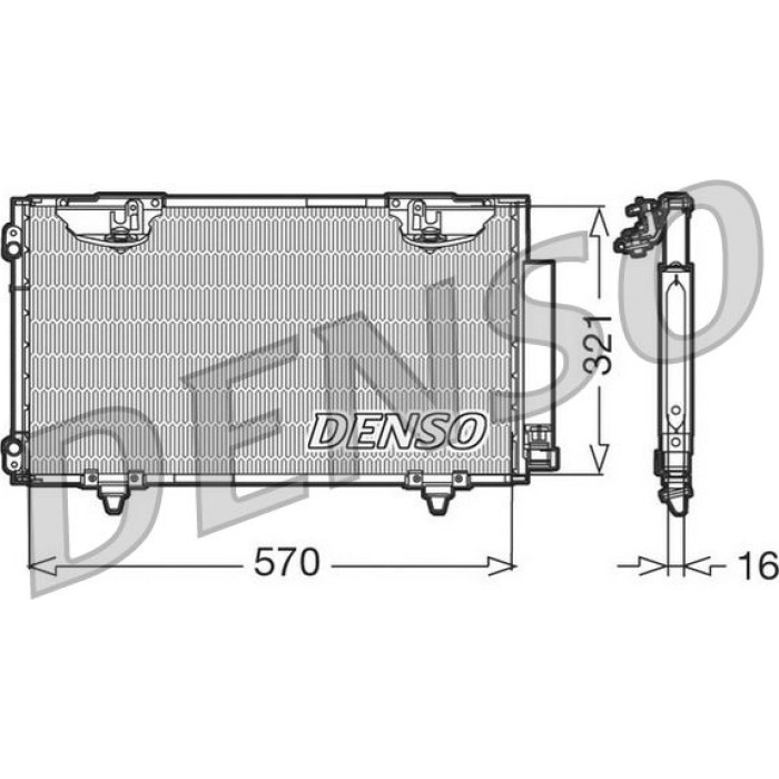 Denso Klimakondensator DCN50010 Denso Klimakondensator DCN50010