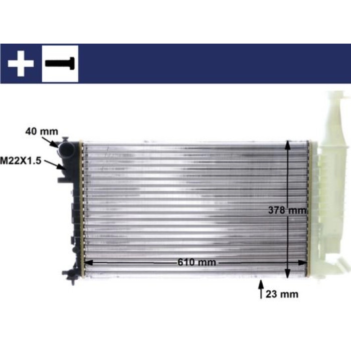 MAHLE Kühler, Motorkühlung CR 595 000S