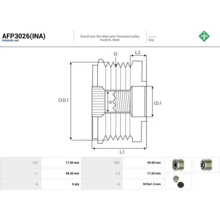 AFP3026(INA) AS-PL Freilauf AFP3026(INA) AFP3026(INA) AS-PL Freilauf AFP3026(INA)