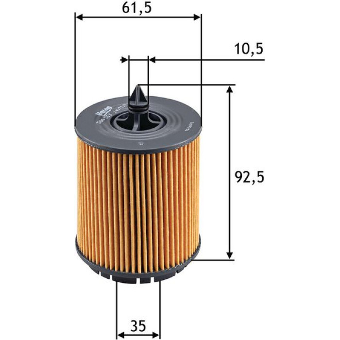 Valeo Ölfilter 586563 Valeo Ölfilter 586563