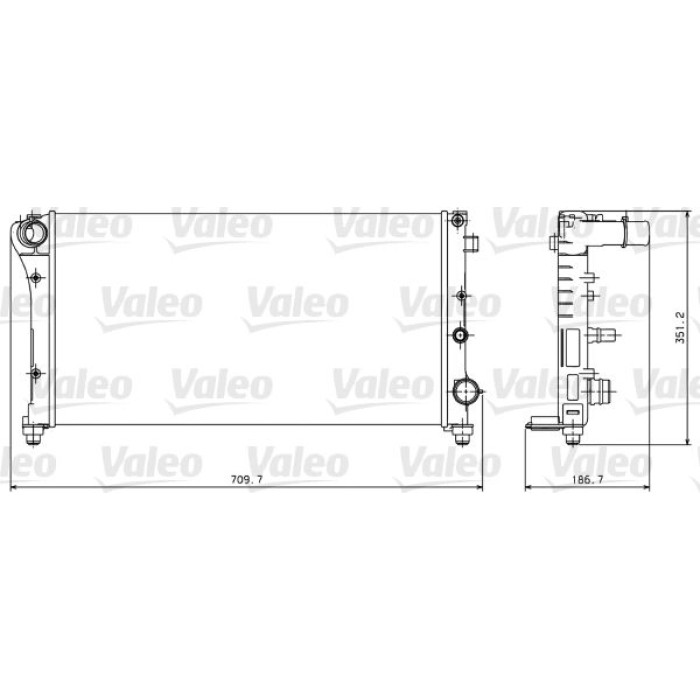Valeo Motorkühler 734924