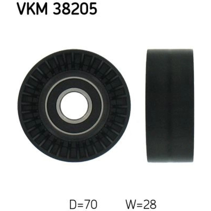 SKF Keilrippenriemen-Spannrolle VKM 38205 SKF Keilrippenriemen-Spannrolle VKM 38205