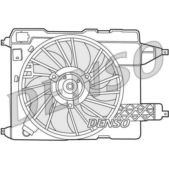 Denso Kühlerlüfter DER23002 Denso Kühlerlüfter DER23002