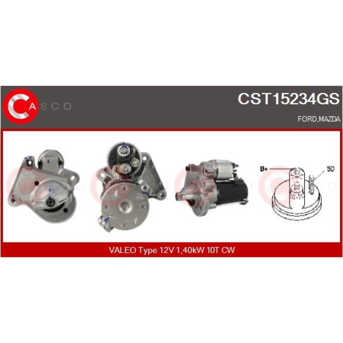 CASCO Anlasser CST15234GS