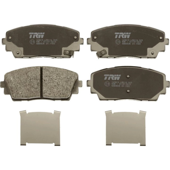 TRW Bremsbeläge Vorderachse GDB3535 TRW Bremsbeläge Vorderachse GDB3535