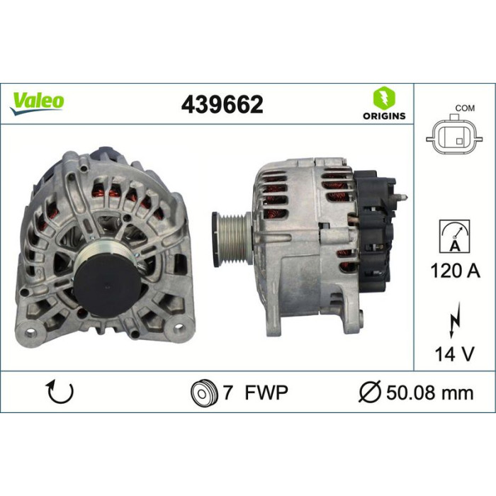 Valeo Lichtmaschine 439662 Valeo Lichtmaschine 439662