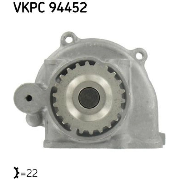 SKF Wasserpumpe / Kühlmittelpumpe VKPC 94452 SKF Wasserpumpe / Kühlmittelpumpe VKPC 94452