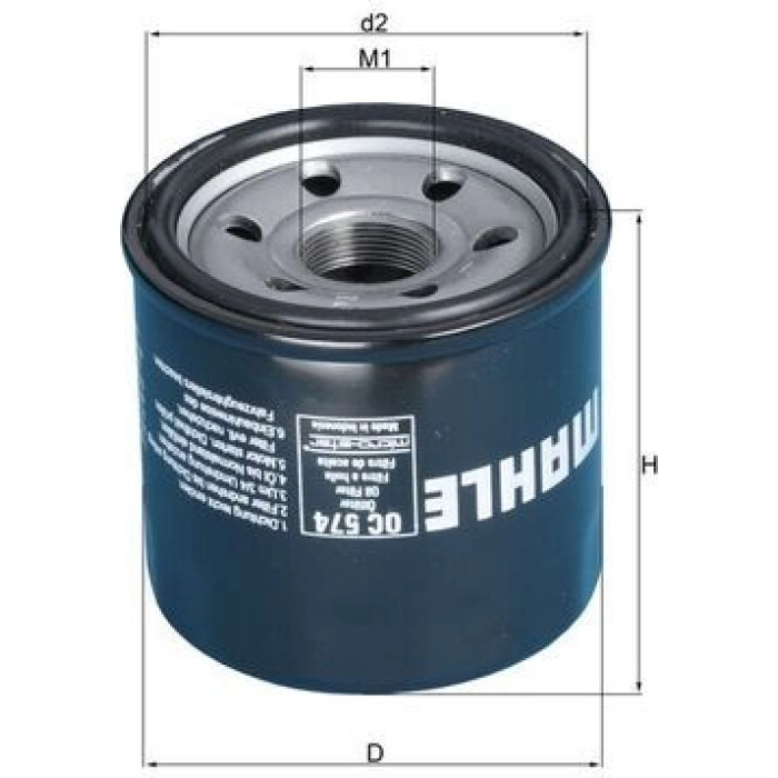Mahle Original Ölfilter OC 574