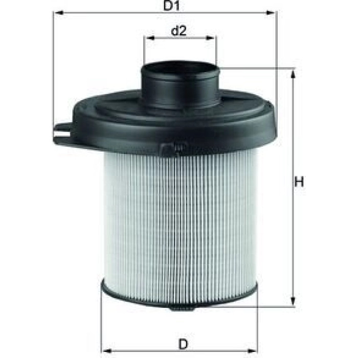 MAHLE Luftfilter LX 291 MAHLE Luftfilter LX 291