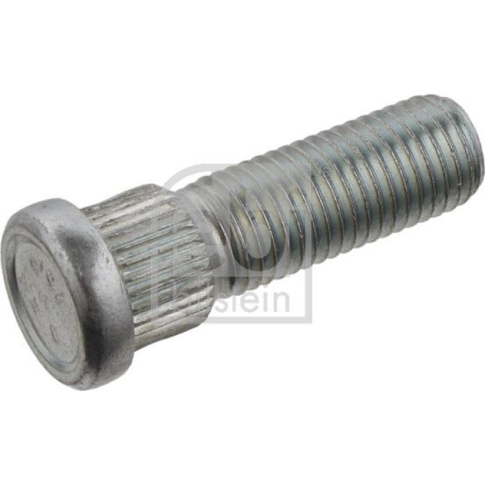 febi bilstein 33499 Radbolzen M12 x 1,5 – Rändelbolzen, Länge unter Kopf 42 mm, Gesamtlänge 47 mm, Gewindelänge 29,5 mm, Rändel-Ø 14,3 mm, Klasse 10.9 – OE 3714.28 febi bilstein 33499 Radbolzen M12 x 1,5 – Rändelbolzen, Länge unter Kopf 42 mm, Gesamtlänge 47 mm, Gewindelänge 29,5 mm, Rändel-Ø 14,3 mm, Klasse 10.9 – OE 3714.28