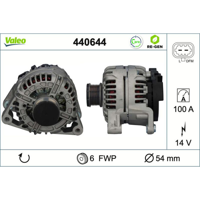 Valeo Lichtmaschine 440644
