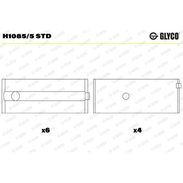 GLYCO Kurbelwellenlager H1085/5 STD GLYCO Kurbelwellenlager H1085/5 STD