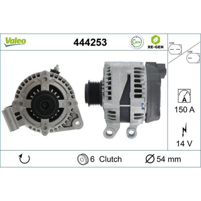Valeo Lichtmaschine 444253 Valeo Lichtmaschine 444253