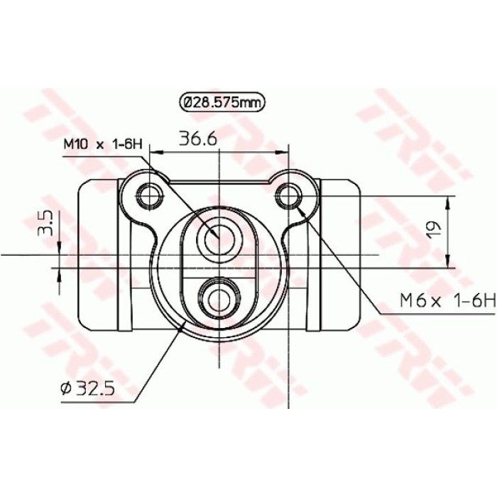 TRW Radbremszylinder BWN158 TRW Radbremszylinder BWN158