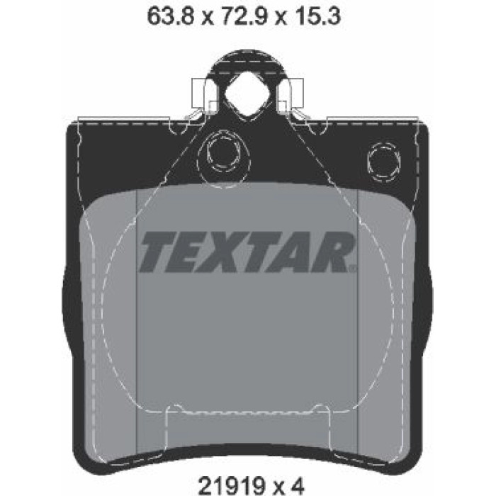 Textar Bremsbelagsatz 2191981 – ePad