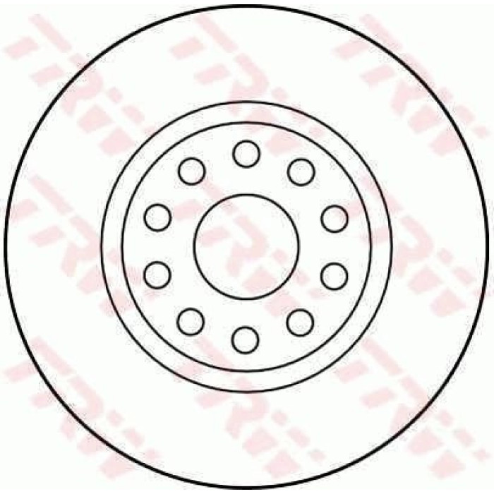 TRW Bremsscheibe DF2761 TRW Bremsscheibe DF2761