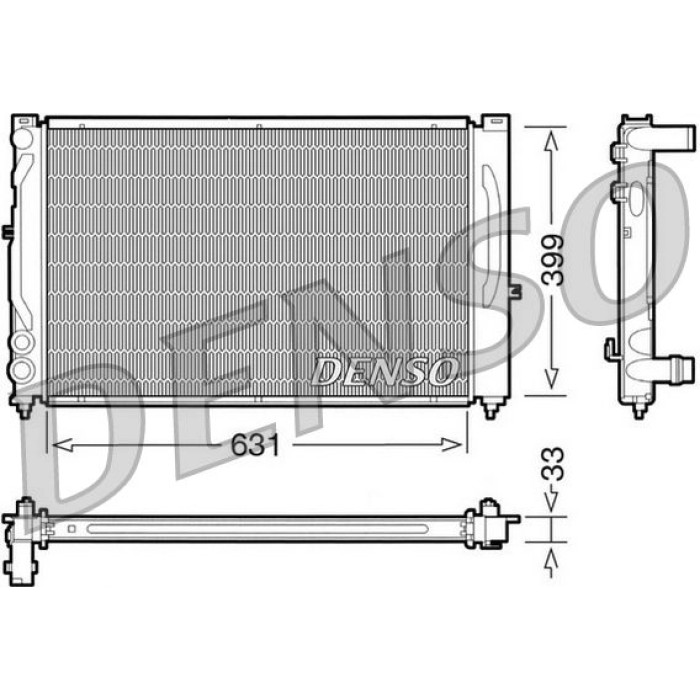Denso Motorkühler DRM02020