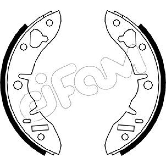 CIFAM Bremsbackensatz 153-004 CIFAM Bremsbackensatz 153-004