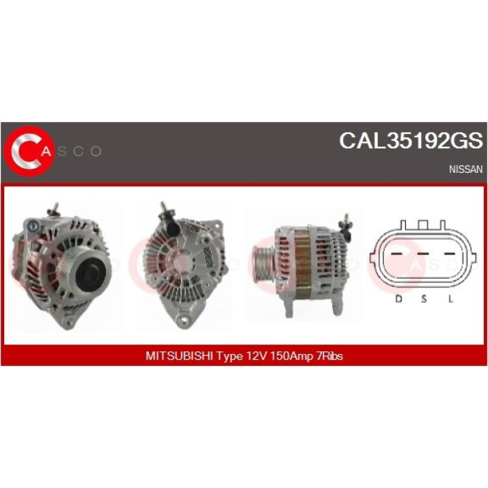 CASCO Generator CAL35192GS CASCO Generator CAL35192GS