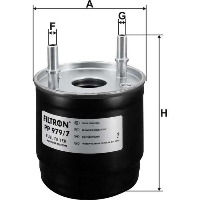 Filtron Kraftstofffilter PP 979/7 Filtron Kraftstofffilter PP 979/7