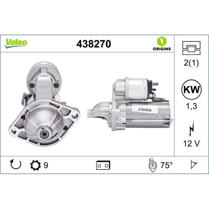 Valeo Anlasser 438270
