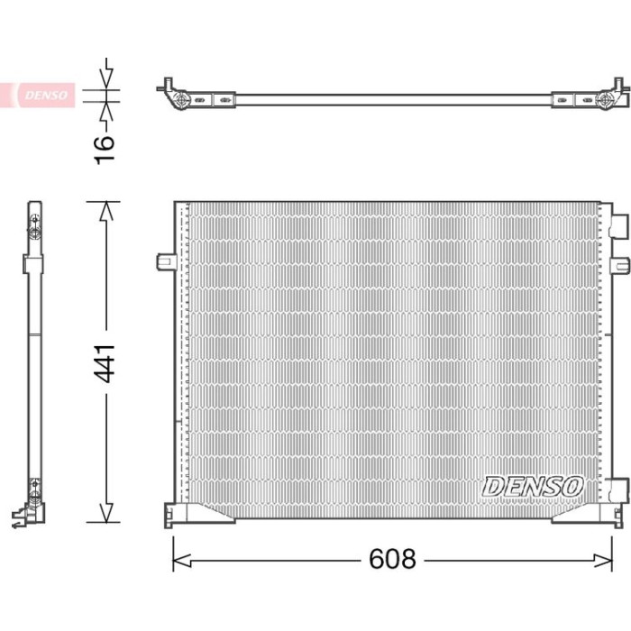 Denso Klimakondensator DCN23035 Denso Klimakondensator DCN23035
